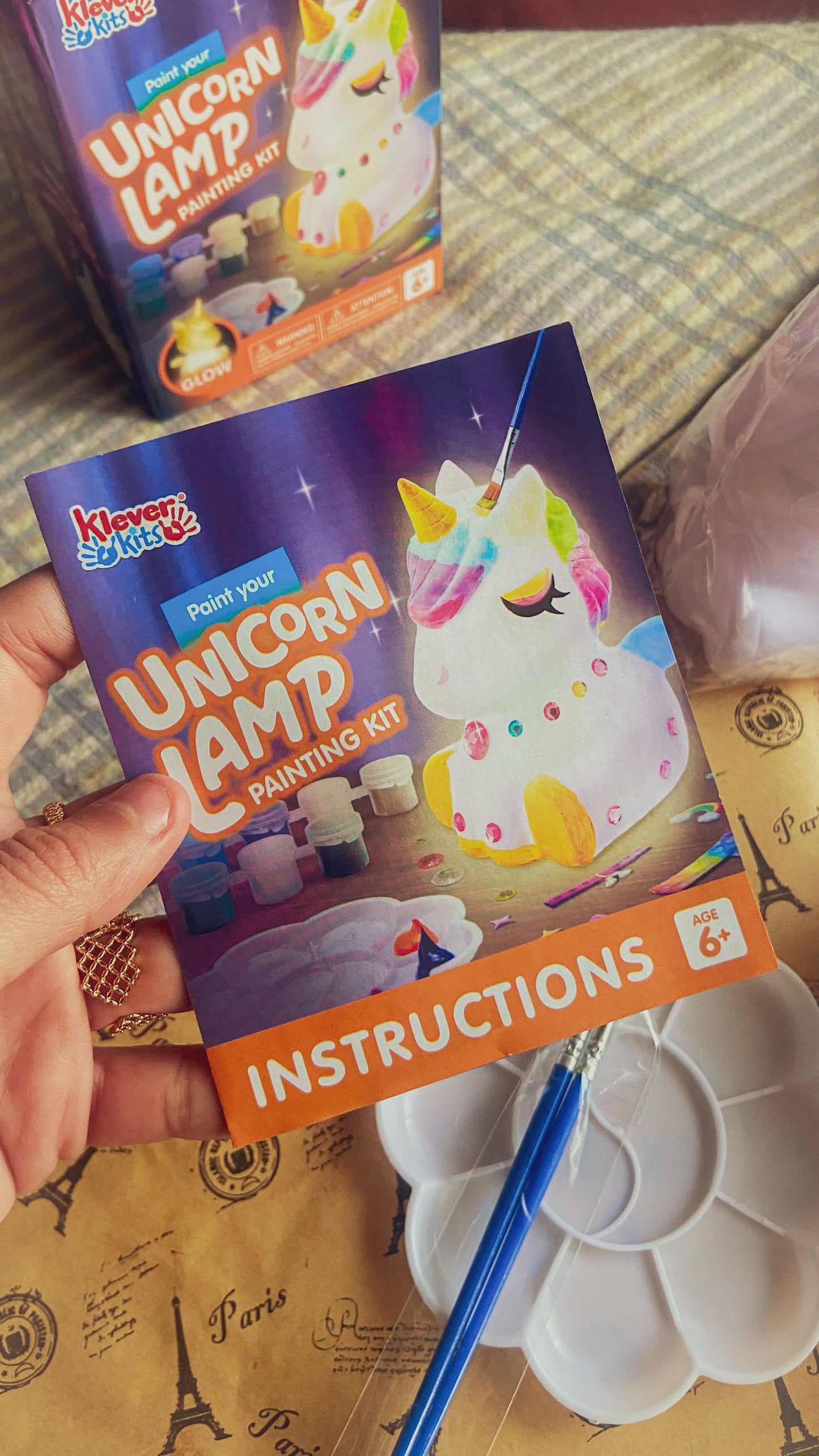 Paint Your Own Unicorn Lamp