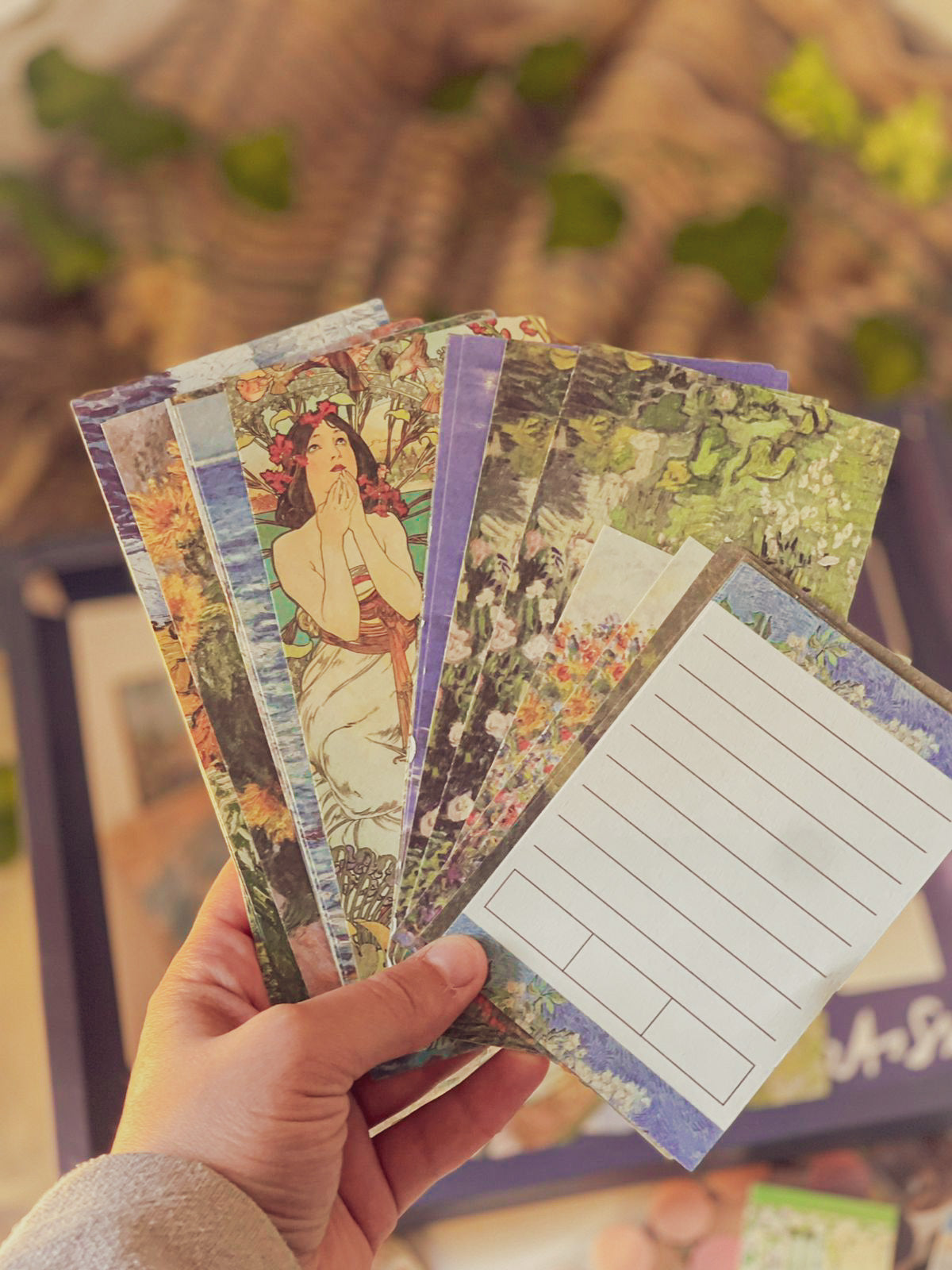 480Pcs Vintage Van Gogh Oil Painting Aesthetic Scrapbook Kit for Bullet Junk Journal