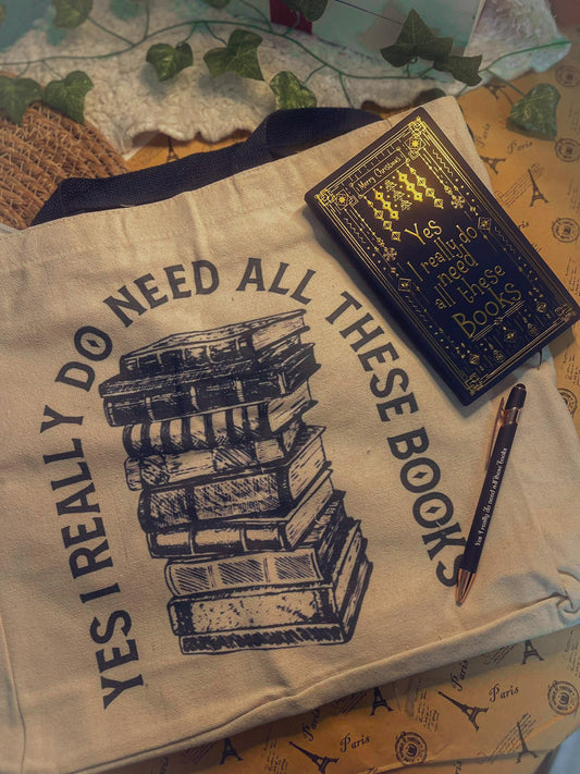 Book Lover Package (Tote bag+Notebook+Pen)