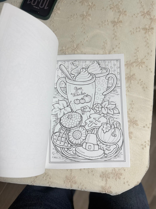 Creative Autumn Harvest Coloring Book (Adult Coloring Books: Seasons)