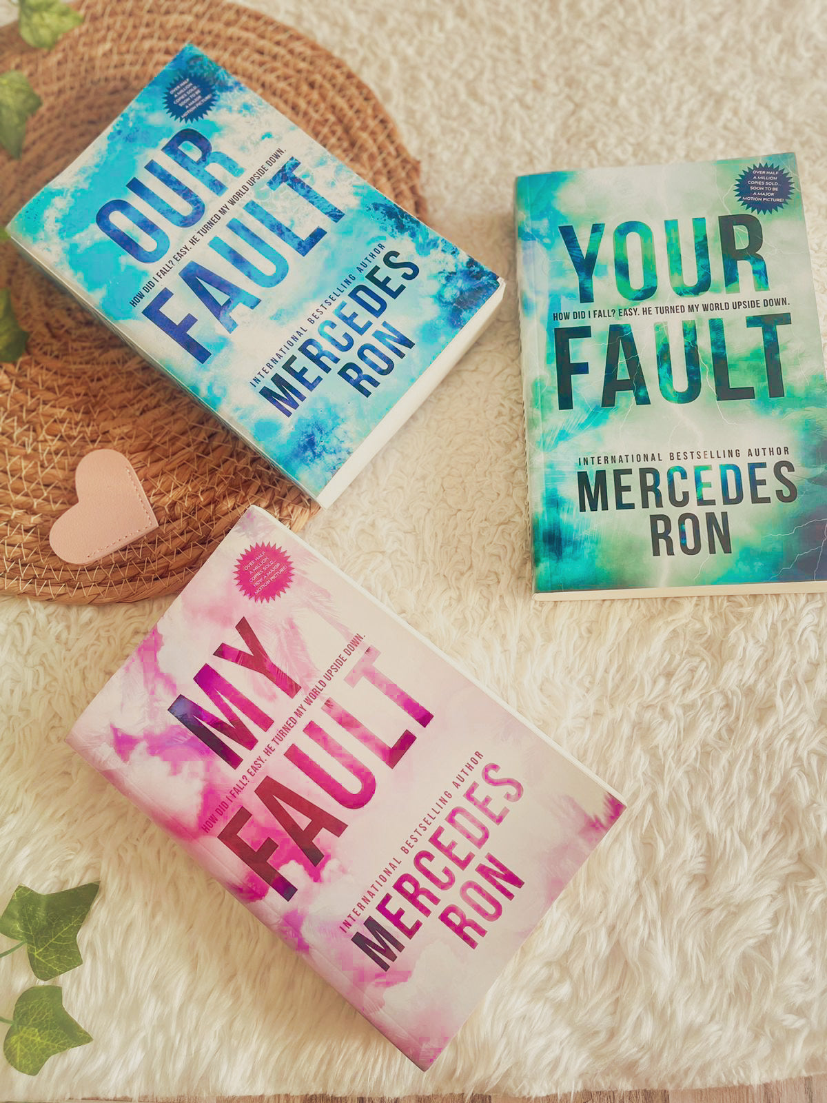 Culpable Series 3 Books Set by Mercedes Ron - My Fault, Your Fault, Our Fault