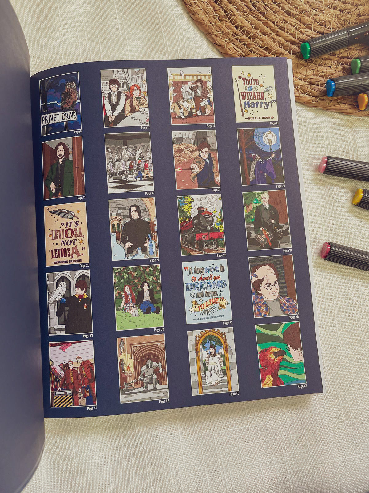 Harry Potter Color-by-Number