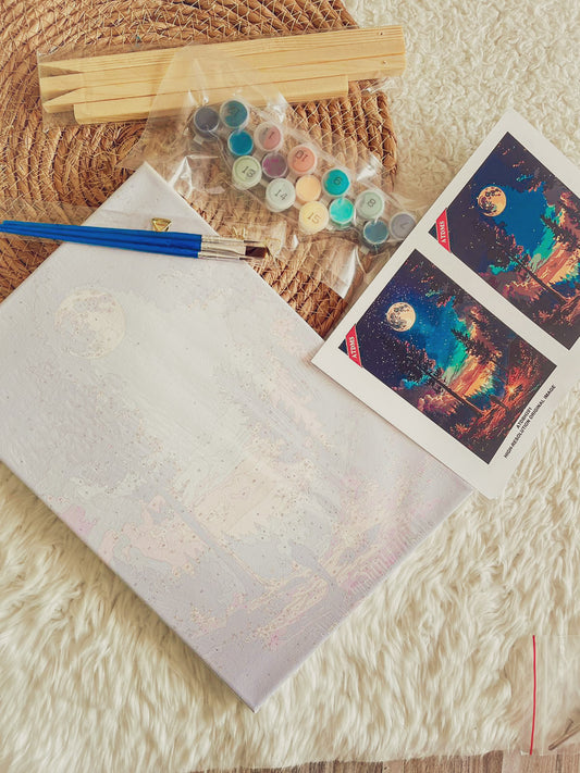 Paint by Number Kit - Forest (Framed) 20x30 cm