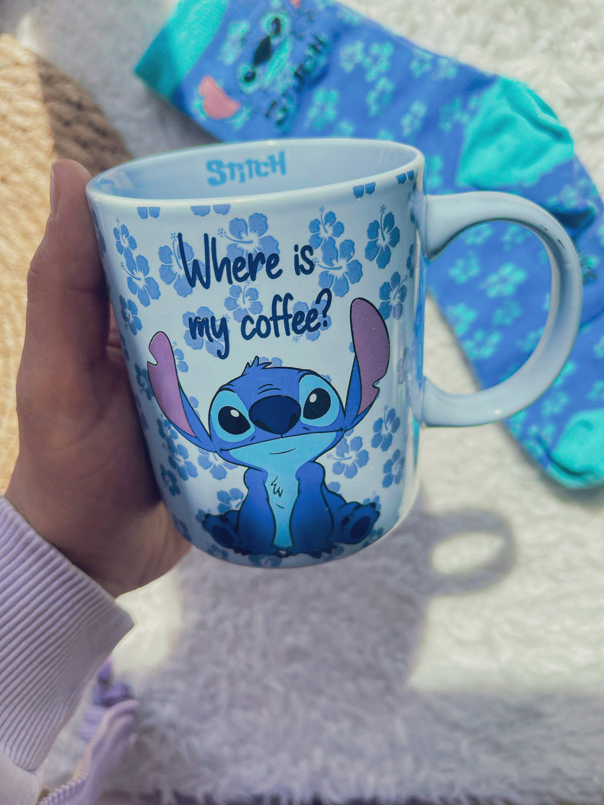 Stitch Mug and Socks Set