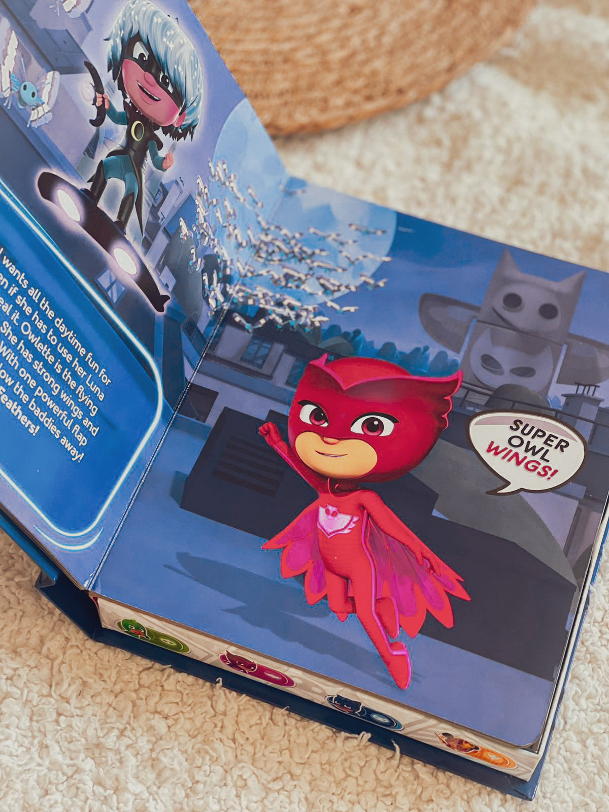 PJ masks Book with Toys & Playing Mat