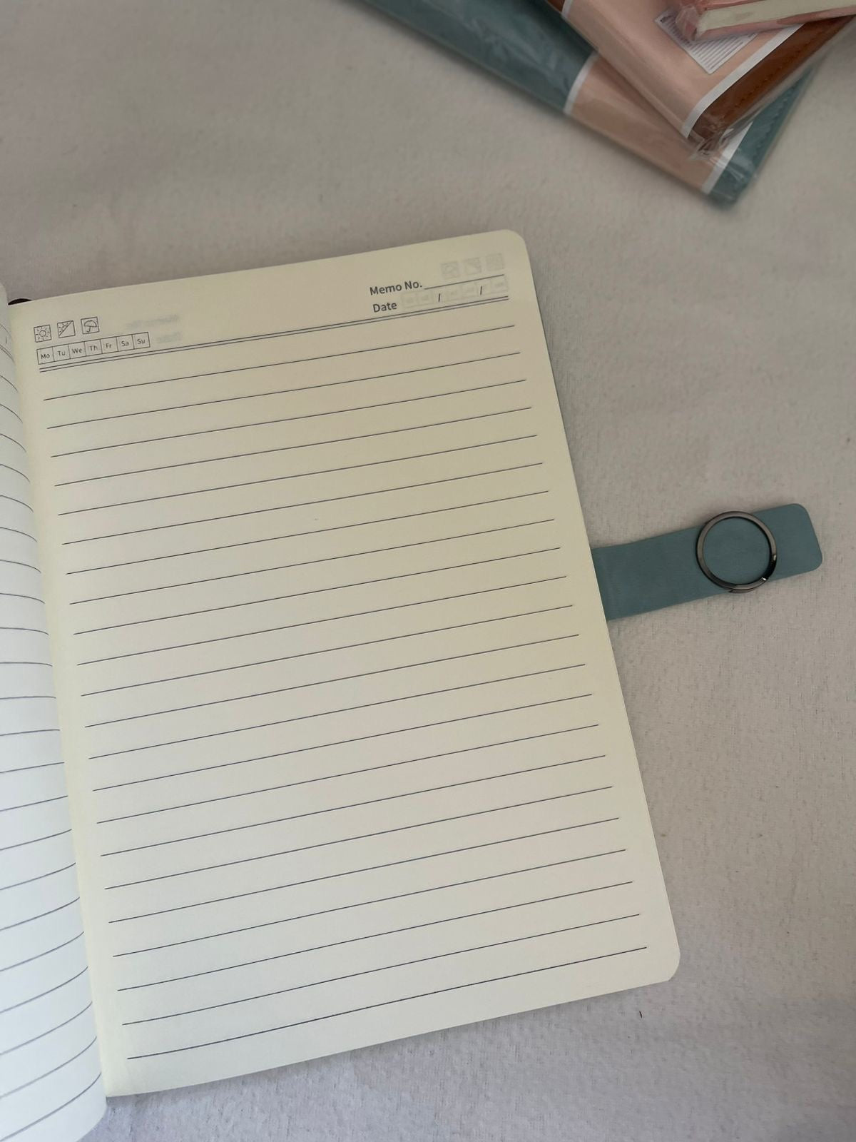 Classic PU Leather Journal – Magnetic Clip، Ruled and dated