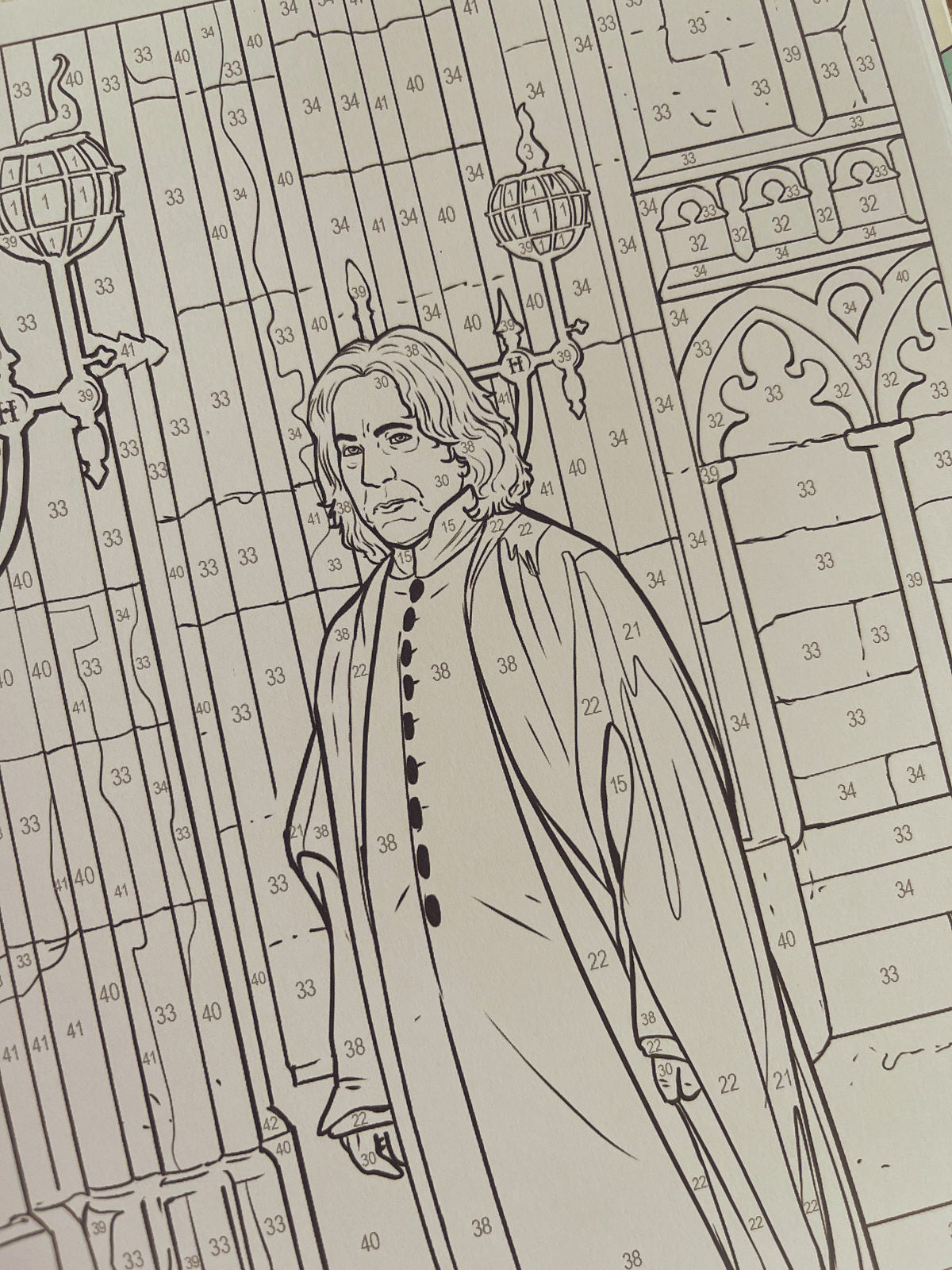 Harry Potter Color-by-Number