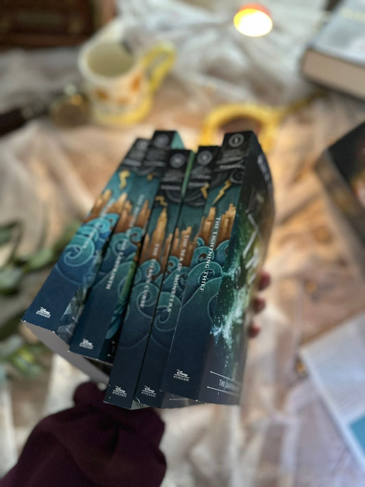 Percy Jackson and the Olympians 5 Book Paperback Boxed Set (w/poster)