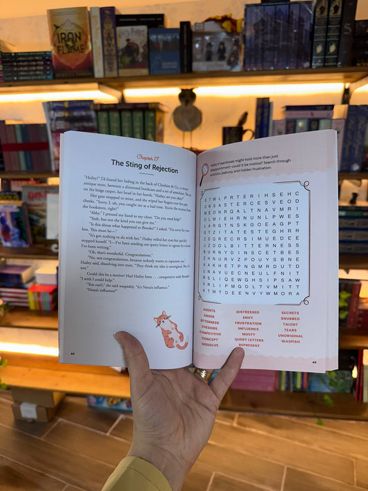 Murder Among the Stacks: Book 1: Solve the Puzzles―and the Plot of a Cozy Bookstore Mystery! (A Cranberry Creek Word Search Mystery)