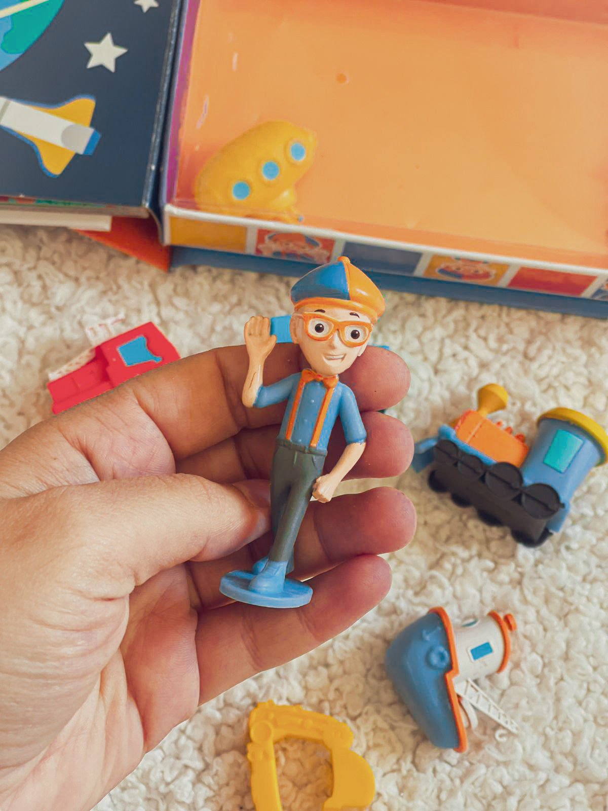 Blippi Book with Toys & Playing Mat