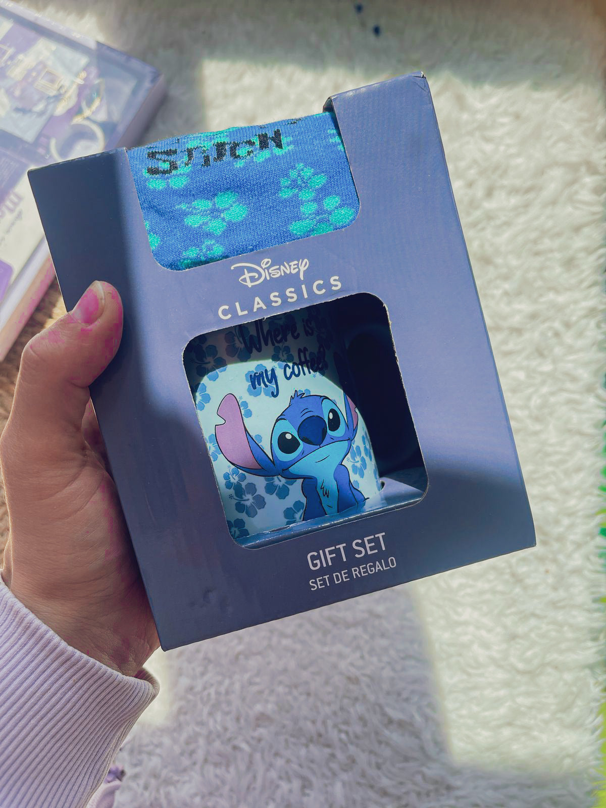 Stitch Mug and Socks Set