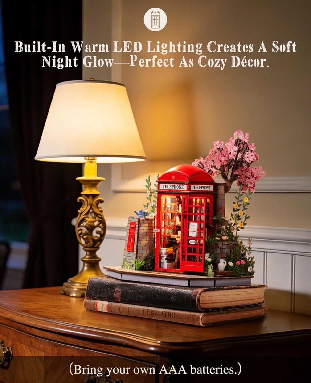 Rolife 3D Blossom Book Booth Booknook