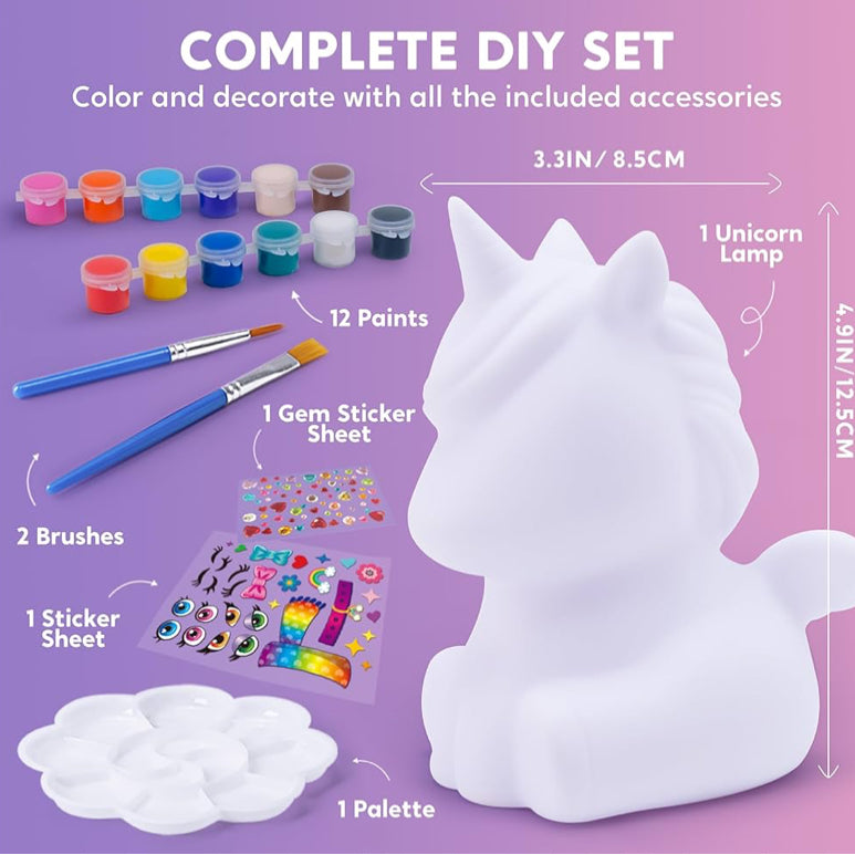 Paint Your Own Unicorn Lamp