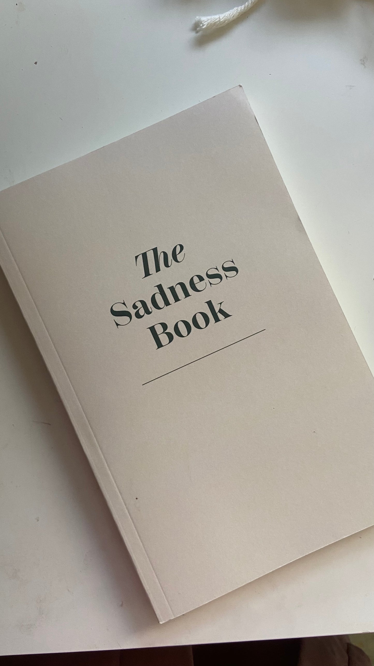 The Sadness Book - A Journal To Let Go