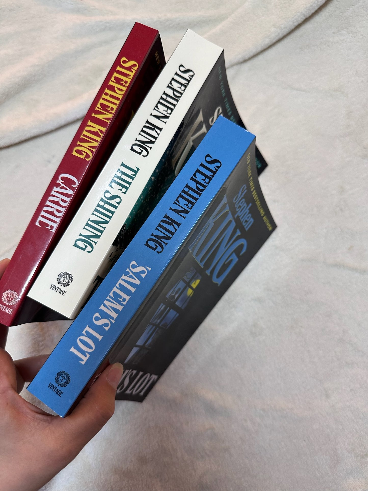 Stephen King Books, Salem’s Lot, Carrie ,The Shining