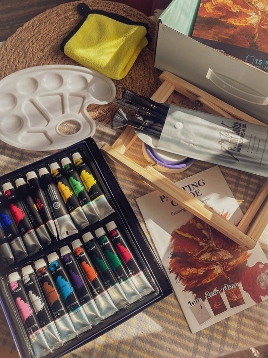 Professional Premium Paint 37 Pcs Acrylic Colors Kit