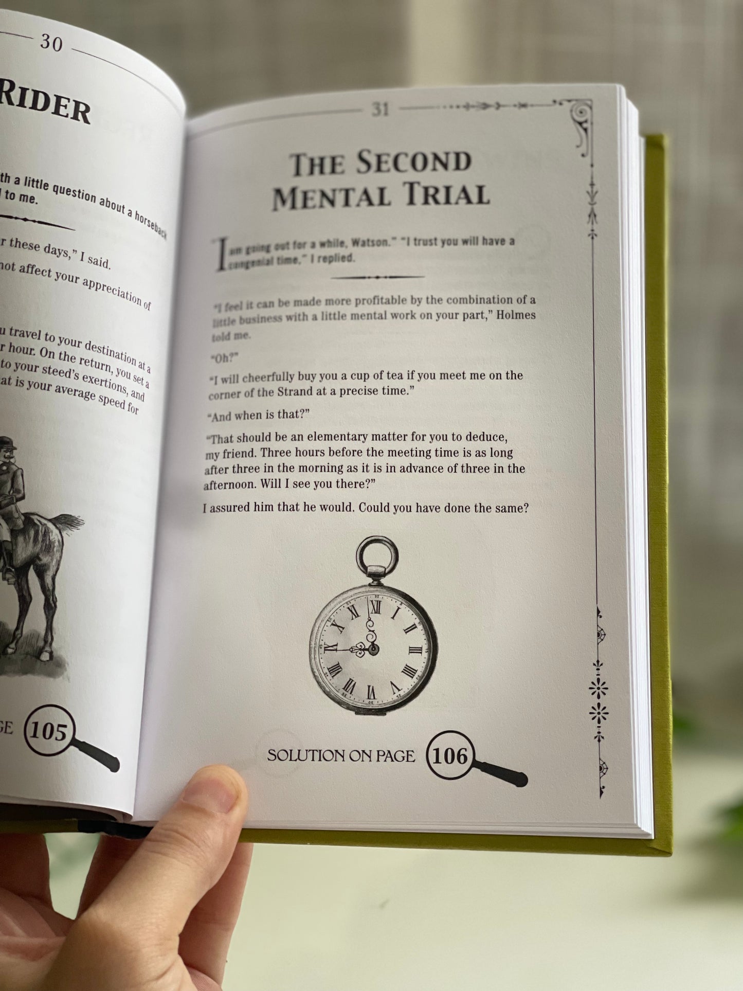 Sherlock Holmes’ Elementary Puzzles
