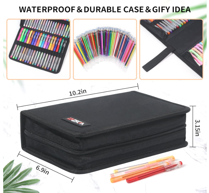 202 Pack Gel Pen For Coloring Books