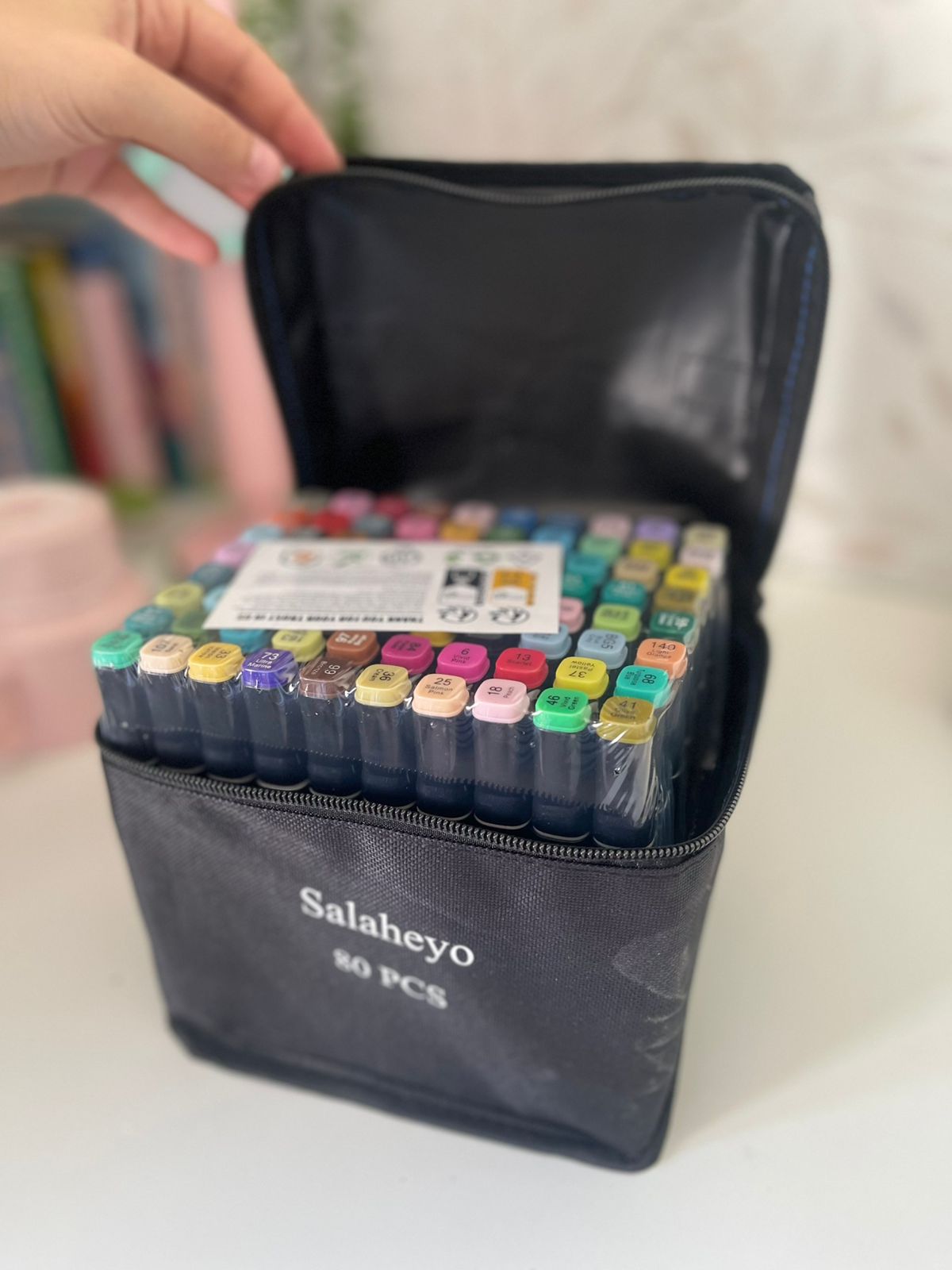 80 Colors Alcohol Markers Painting, Coloring, Sketching, Comics, Illustration- Refillable