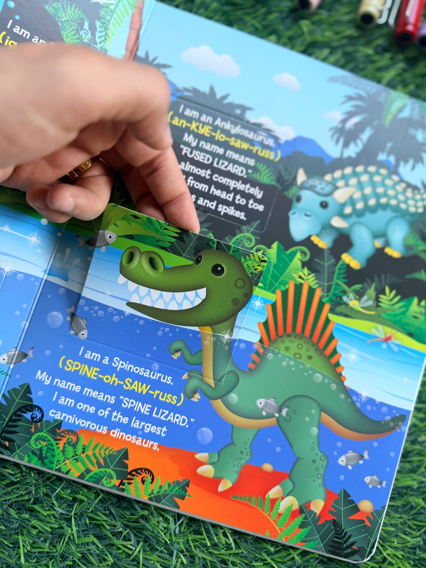 Learn About Dinosaurs - Lift the Flap Activity Kids Books - Childrens Books, Toddler Books