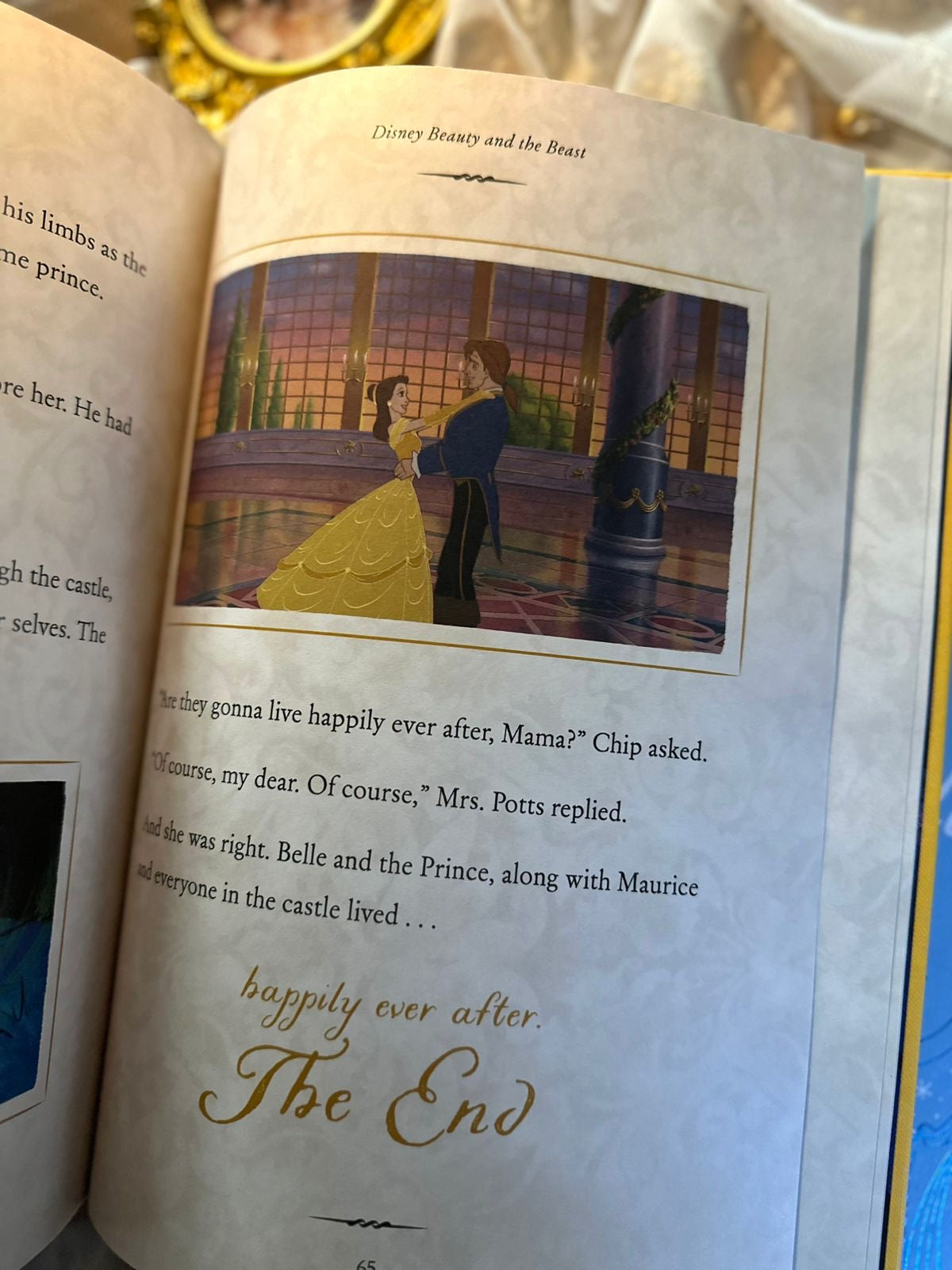 Dinsey The Beauty and The Beast Book, Illustrated Hardcover
