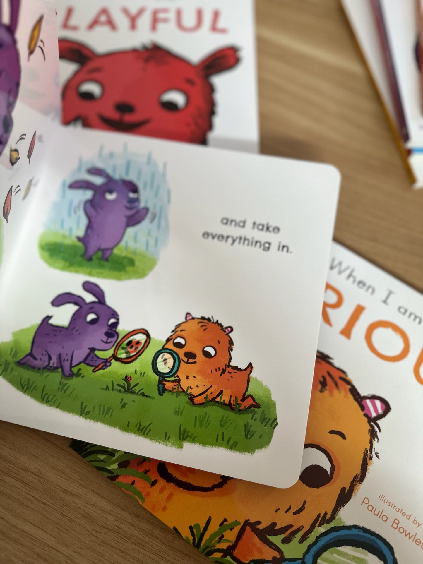 First Behaviors Book for kids (When I Am Calm / Curious / Playful / Happy )