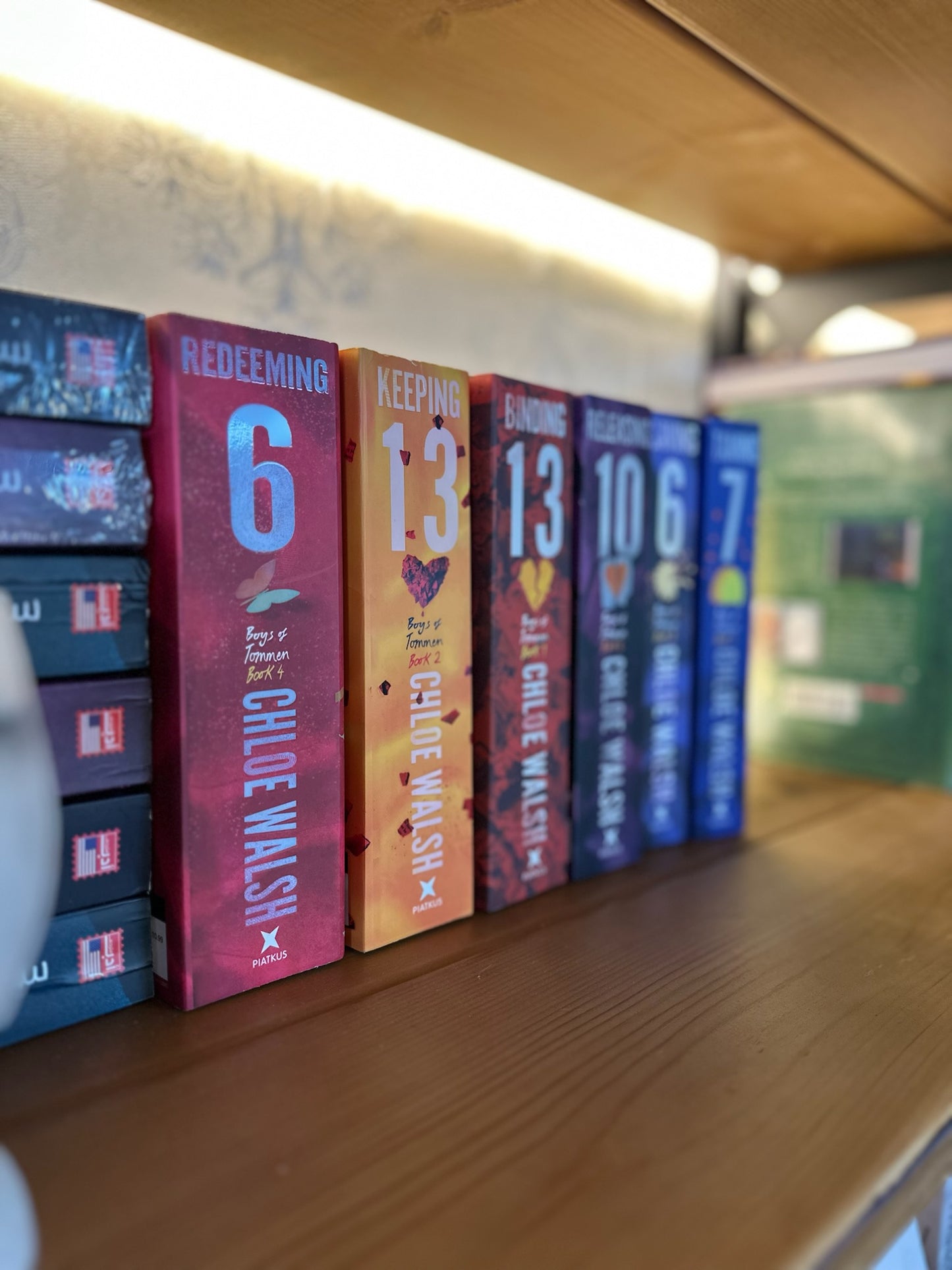 Boys of Tommen Series 6 Books Collection Set By Chloe Walsh (Binding 13, Keeping 13, Saving 6, Redeeming 6, Taming 7 & Releasing 10)