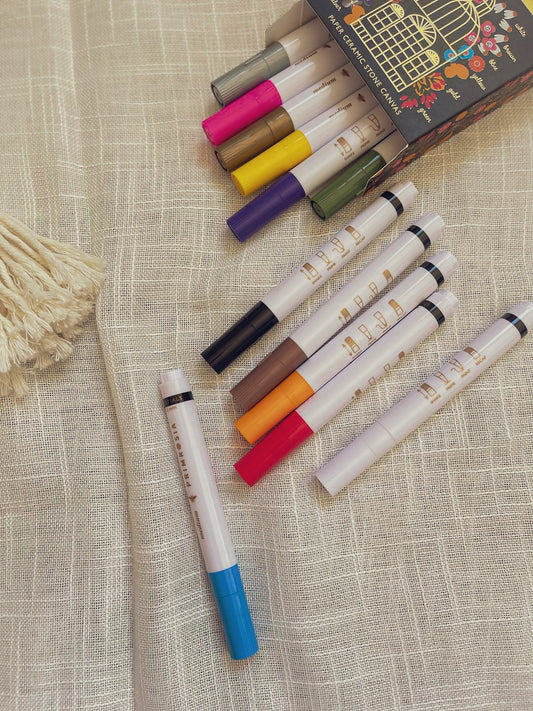 12 Essentials Acrylic Paint Pens Medium Tip Markers Set.