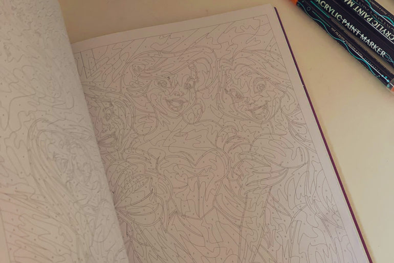 Disney Mystery Coloring Book