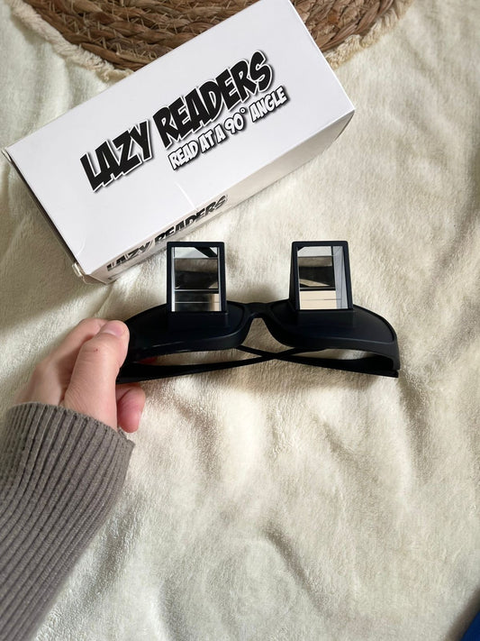 Lazy Glasses for Reading in Bed, 90 Degree Prism Glasses