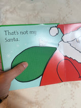That's not my santa...: An Interactive, Sensory Touchy-Feely Holiday Book with Tactile Patches for Babies and Toddlers