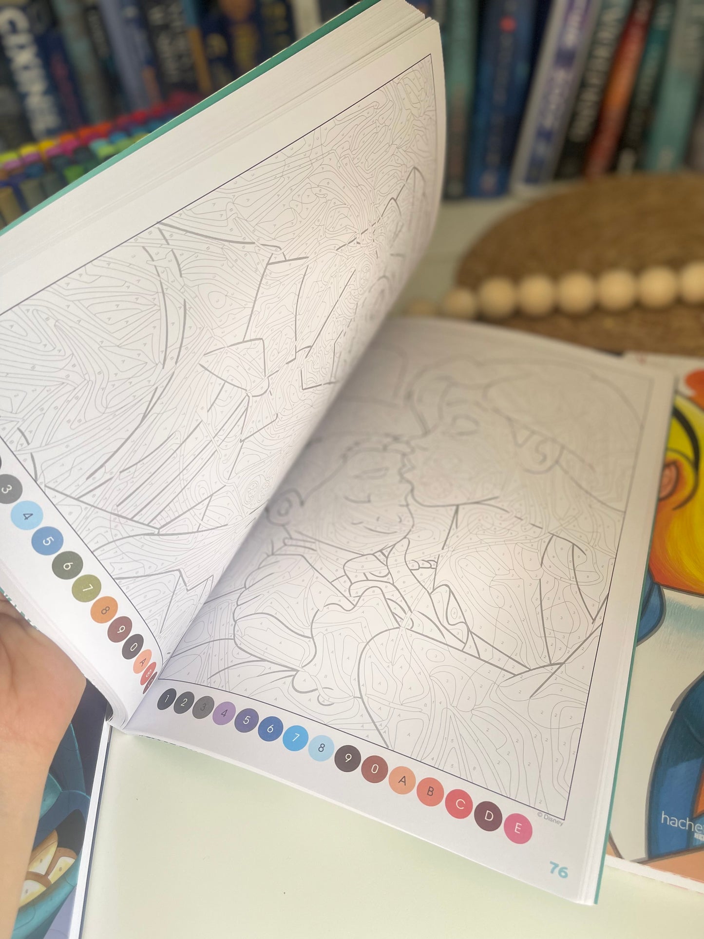 Disney Mystery Coloring Book