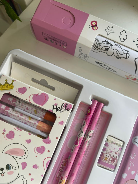Coloring Book Stationary Set - Cute Bunny for girls