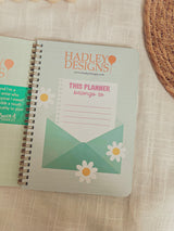 Undated Daily Planner Notebook with Hourly Schedule, To-Do List & Gratitude Section