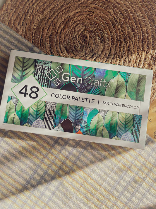 Watercolor Paint Palette 48 Premium Colors