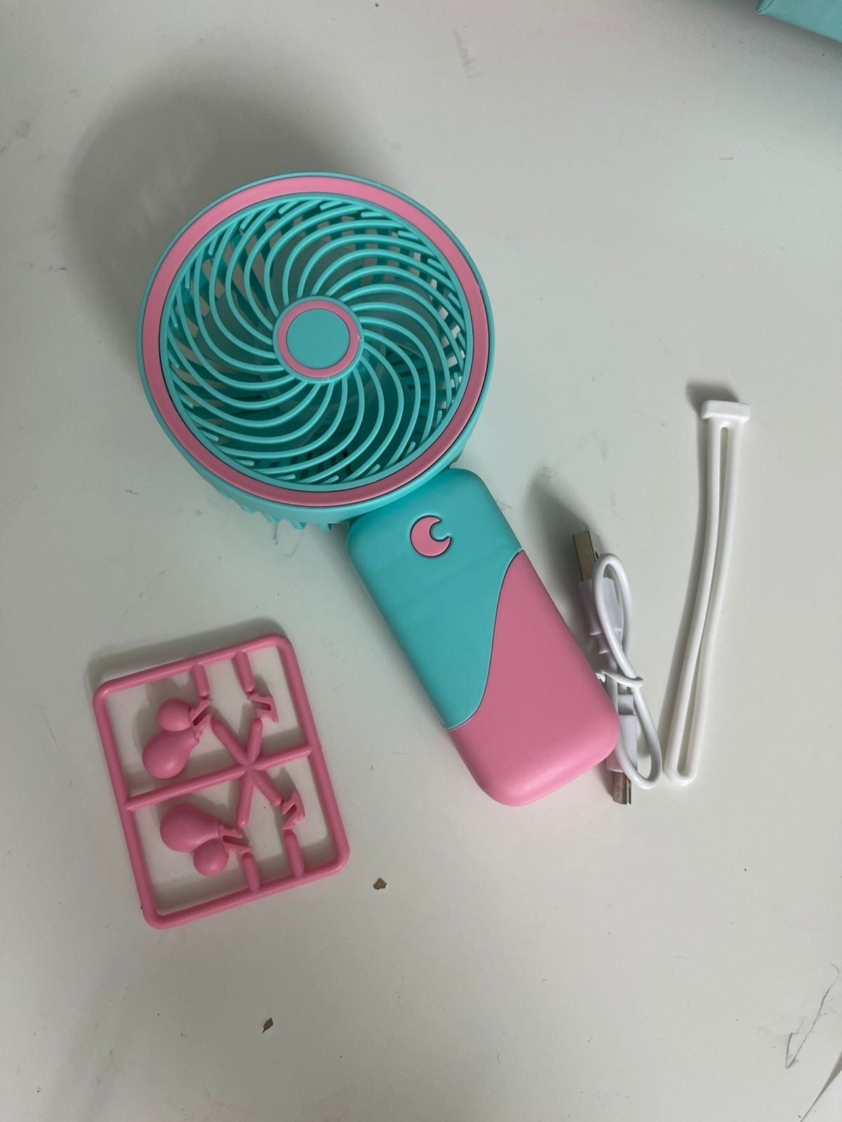 Mini Portable Fan, Small and Powerful | Pink