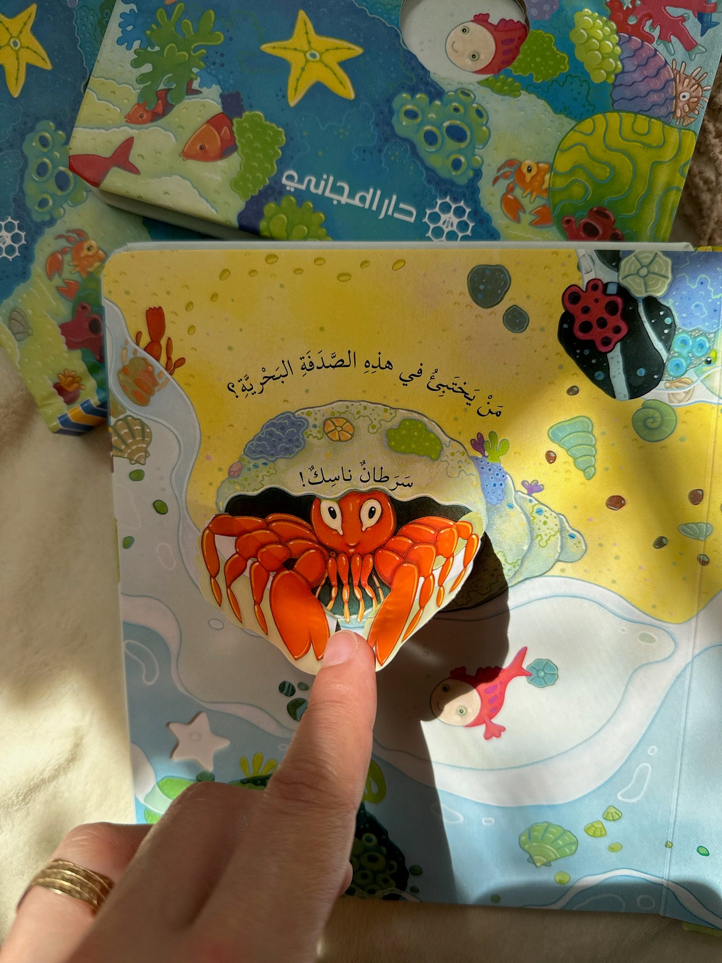 اكتشف داخل البحر ؛ كتاب تفاعلي مع طيّات مختلفة