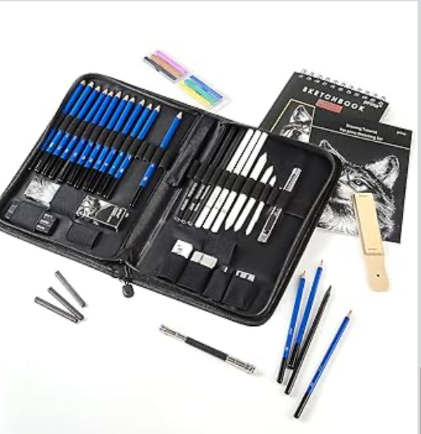 50 Pack Drawing Set Sketch Kit