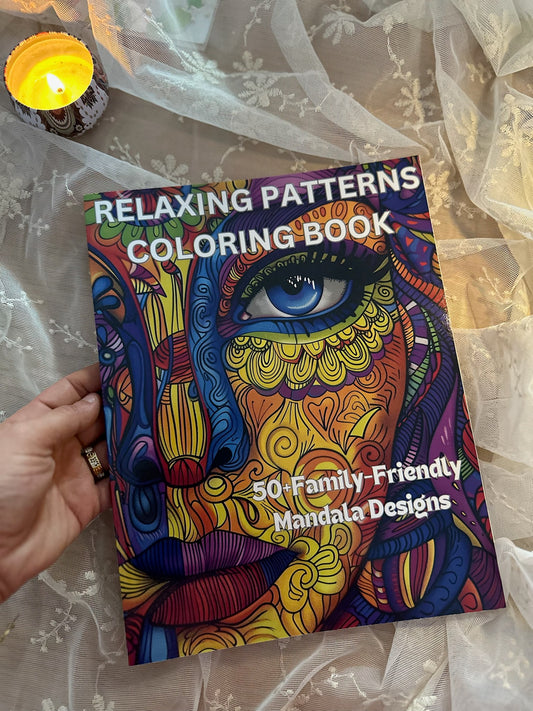 Relaxing Patterns Coloring Book