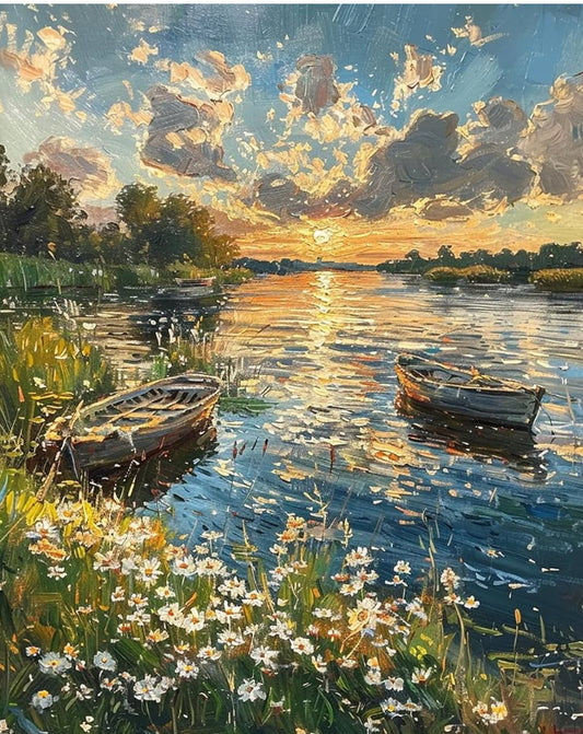 Paint by numbers | Lake Boat