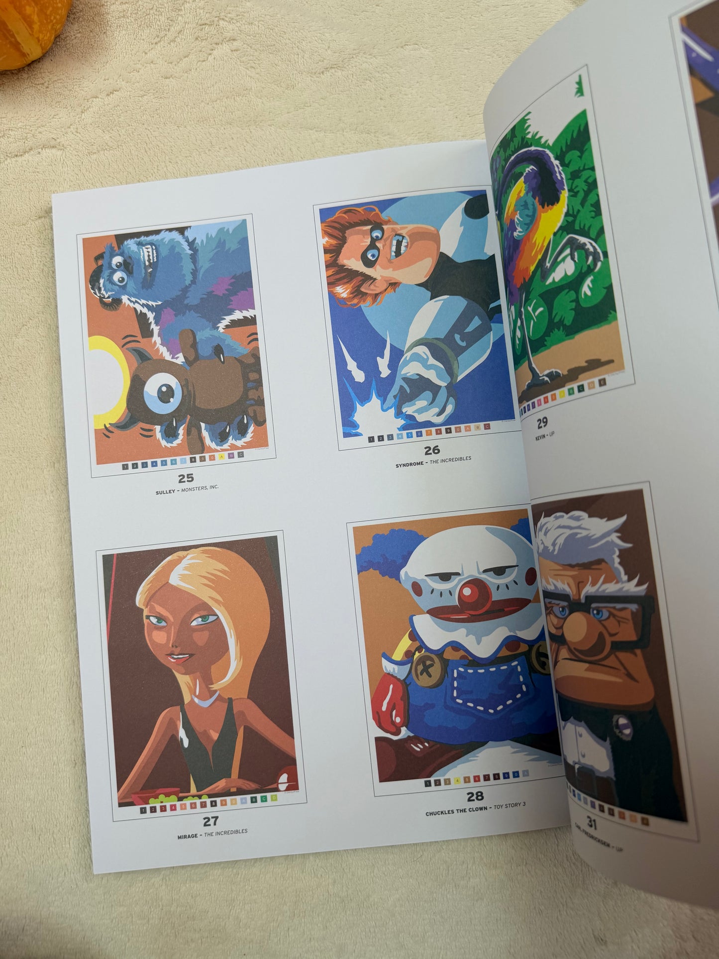 Disney Mystery Coloring: Pixar: A Color by Number Book