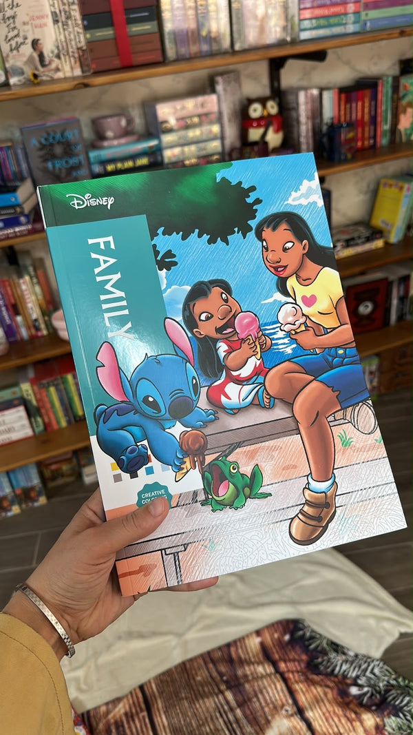 Disney Coloring book: Family: A Color by Number Book