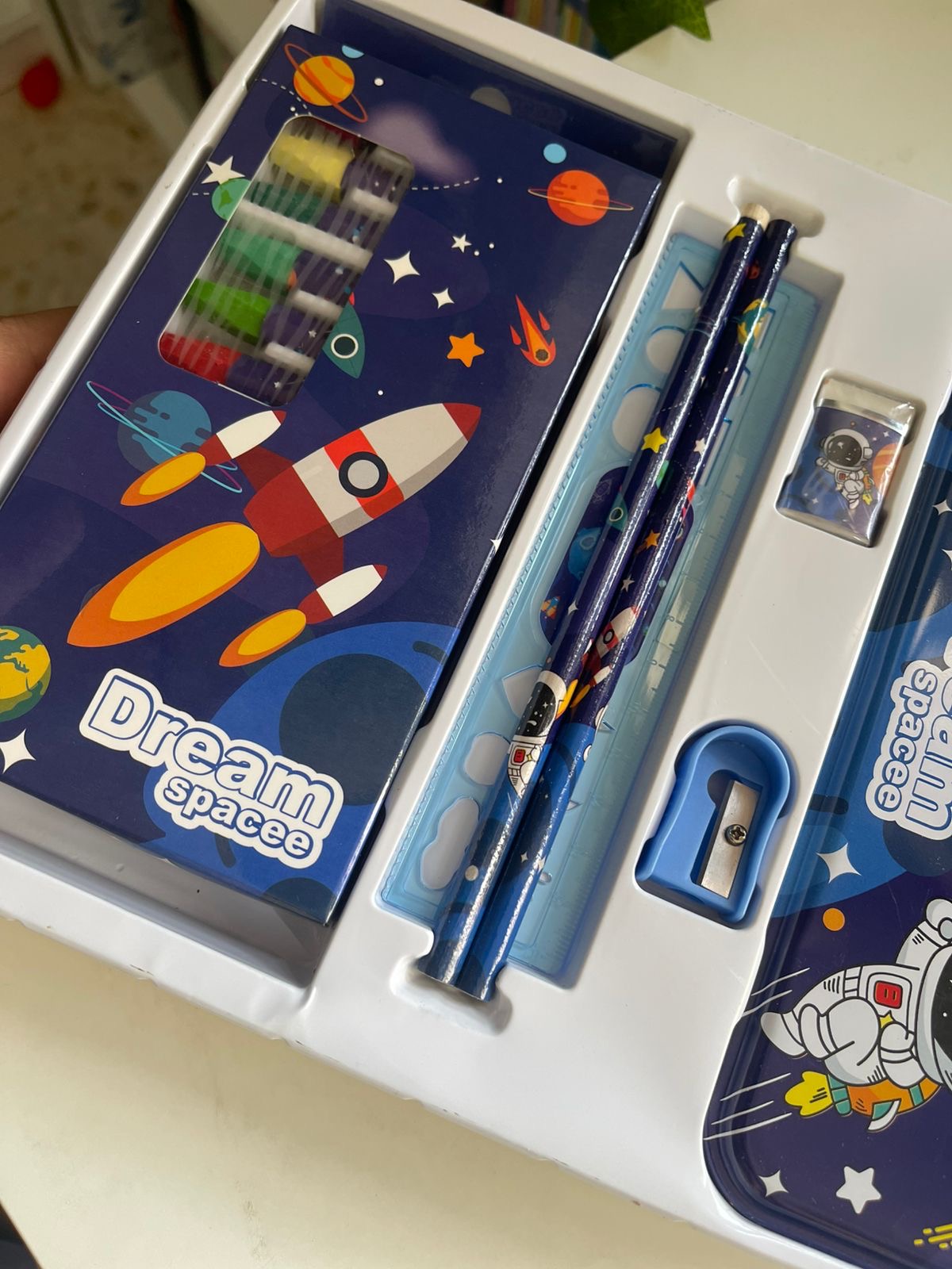 Coloring Book Stationary Set - Dream Space for boys