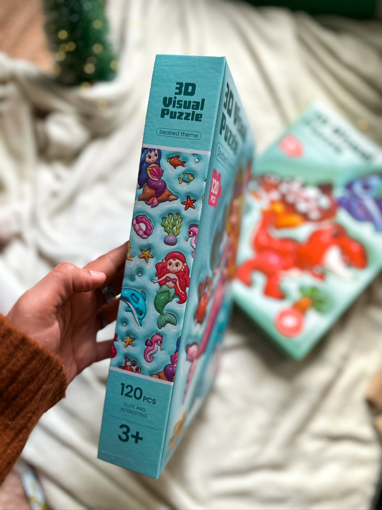 Mermaids 3D visual puzzle. 120 pcs