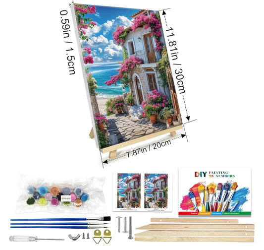 Paint by Numbers Kit | with Frame