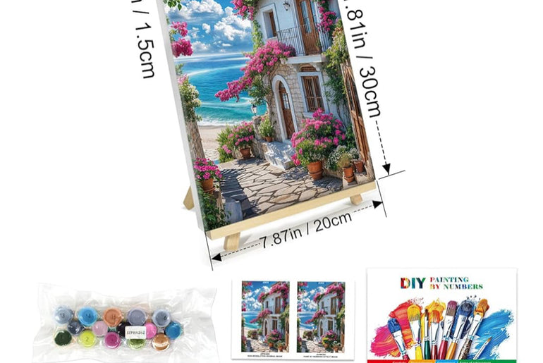 Paint by Numbers Kit | with Frame