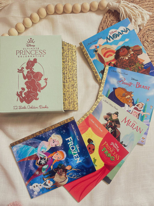 Ultimate Princess Boxed Set of 12 Little Golden Books