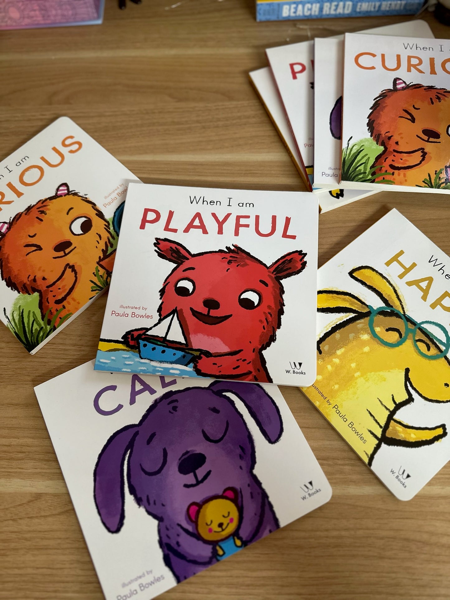 First Behaviors Book for kids (When I Am Calm / Curious / Playful / Happy )