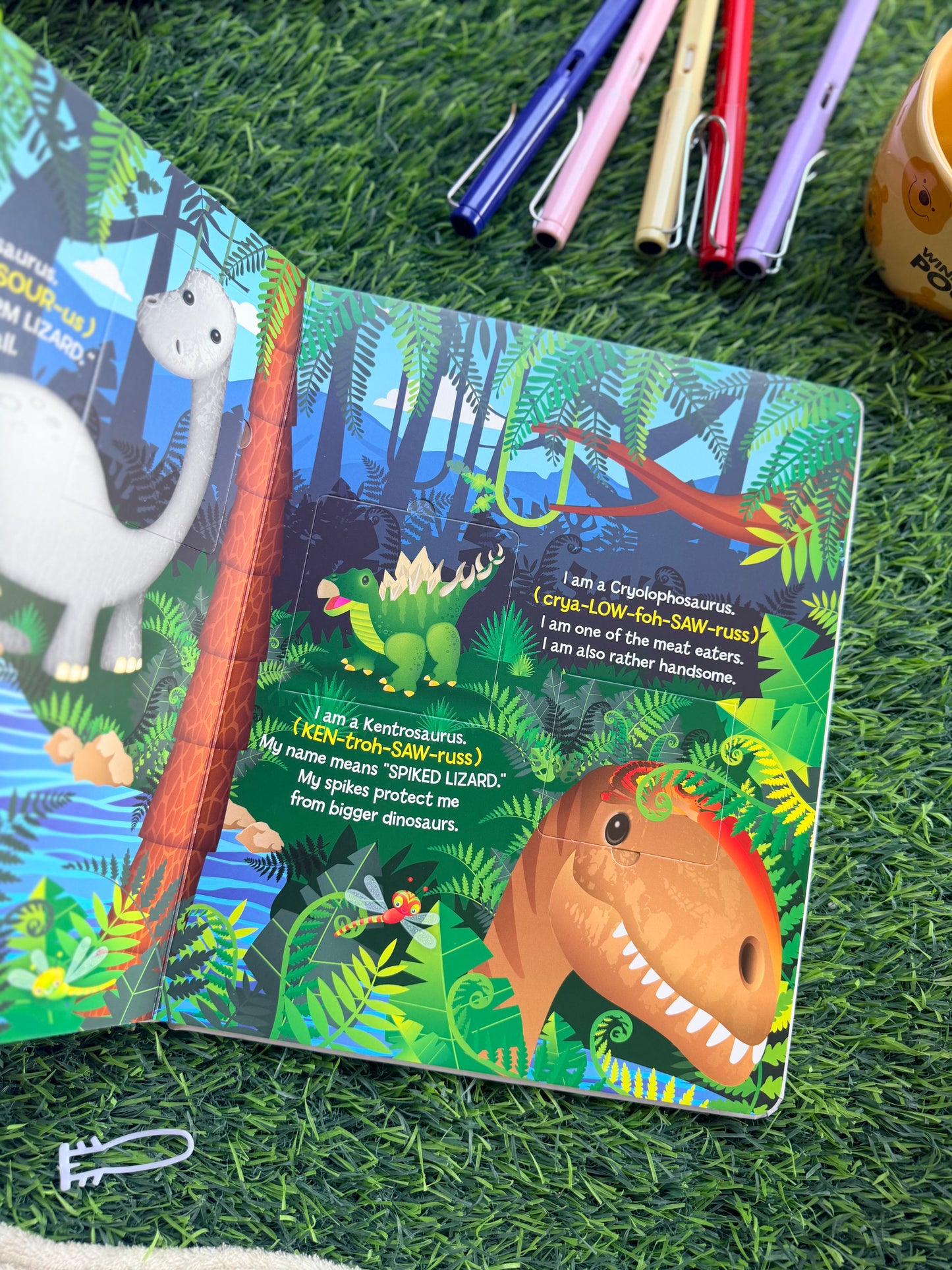 Learn About Dinosaurs - Lift the Flap Activity Kids Books - Childrens Books, Toddler Books