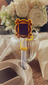 Friends straw toppers